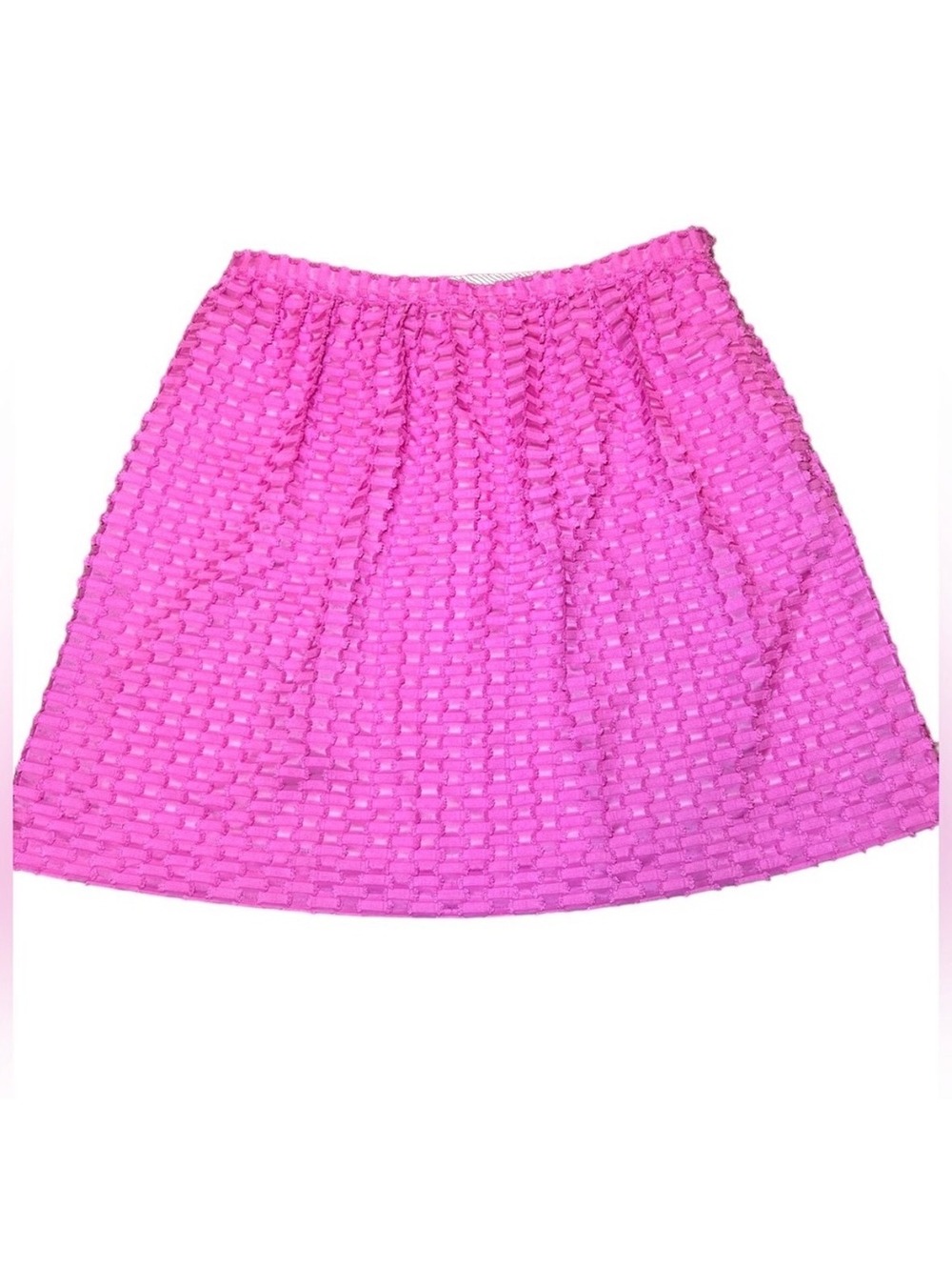 Brooks Brothers Pink Textured A-Line Skirt Size 12